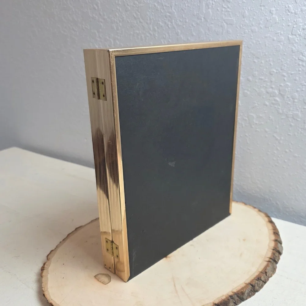 CLEARANCE 💲6️⃣Vintage Intercraft Gold Double Hinged Photo Frame The‎ Collection